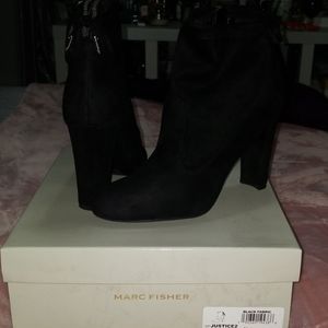 Marc Fisher "Justice" black booties